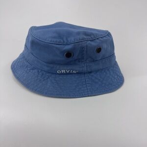 NWT Orvis Blue Bucket Hat Classic Design